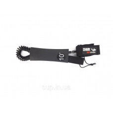 Лиш витой Shark Coil Leash 10', black, арт.SCL