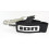 Лиш витой ION SUP Leash Coiled-Kneestrap, black, 10'