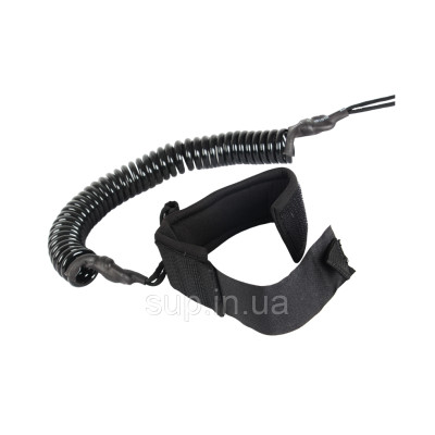 Лиш витой SUP Coil Leash 10', 6mm, black