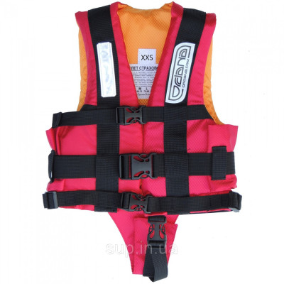 Жилет страховочный Ordana Kids, XXS, 4-10 year, red