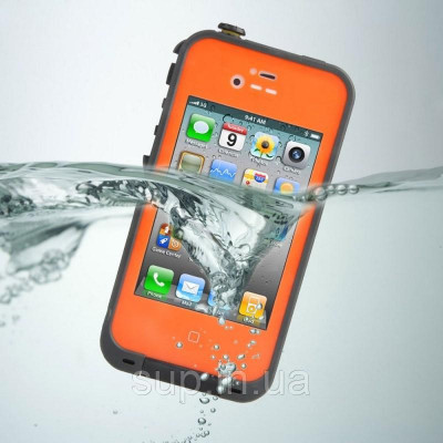 Аквапак Lifeproof fre Waterproof Protective Case For Apple iPhone 4/4S, orange