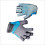 Гидроперчатки ION Amara Gloves Half Finger, blue/grey, 2018, 46/XS