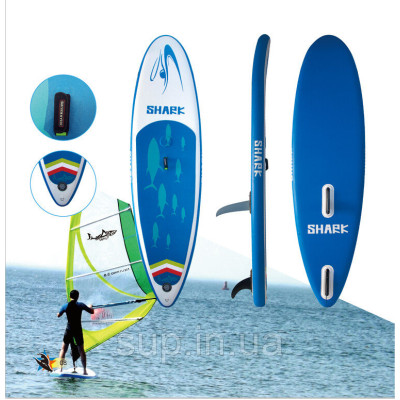 SUP доска Shark 11'0'' x 34'' x 6'' WindSurf, 2017, арт. SWS-335