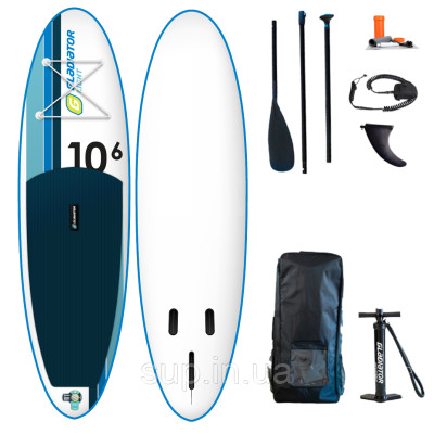 SUP доска Gladiator LT 10'6'' x 32'' x 4.75'', 20psi, 2019