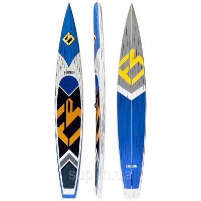 SUP доска Focus 12'6" x 27" Cali Race Paddle Board, VST