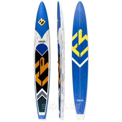 SUP доска Focus 12'6" x 24.75" Bluefin Turbo Race Carbon Paddle Board, ACT