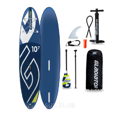SUP доска Gladiator PRO WindSUP 10'7'' x 32'' x 4.75'', 26psi