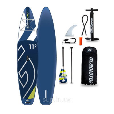SUP доска Gladiator PRO 11'2'' x 30'' x 4.75'', 26psi