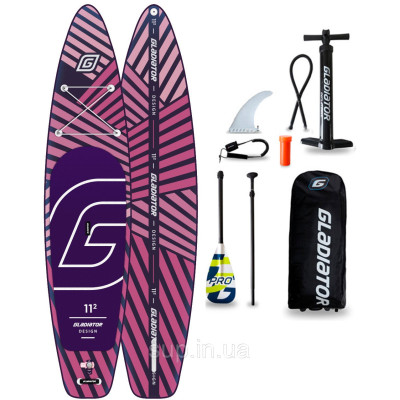SUP доска Gladiator PRO Design 11'2'' x 31'' x 4.75'', 26psi