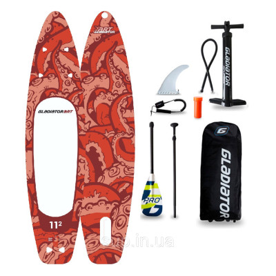 SUP доска Gladiator OCTOPUS 11'2" x 31" x 4,75", 26psi