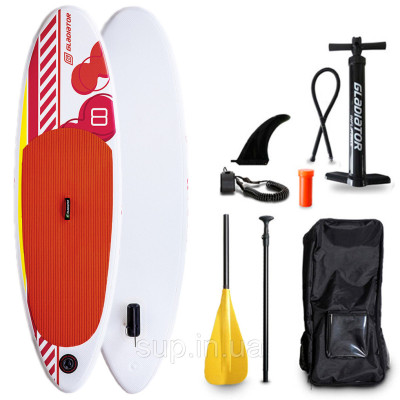 SUP доска Gladiator Kids 8'0'' x 27'' x 4'', 20psi, 2021