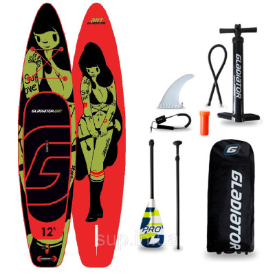 SUP доска Gladiator TATTOO 12'6" x 31'' x 6'', 26psi